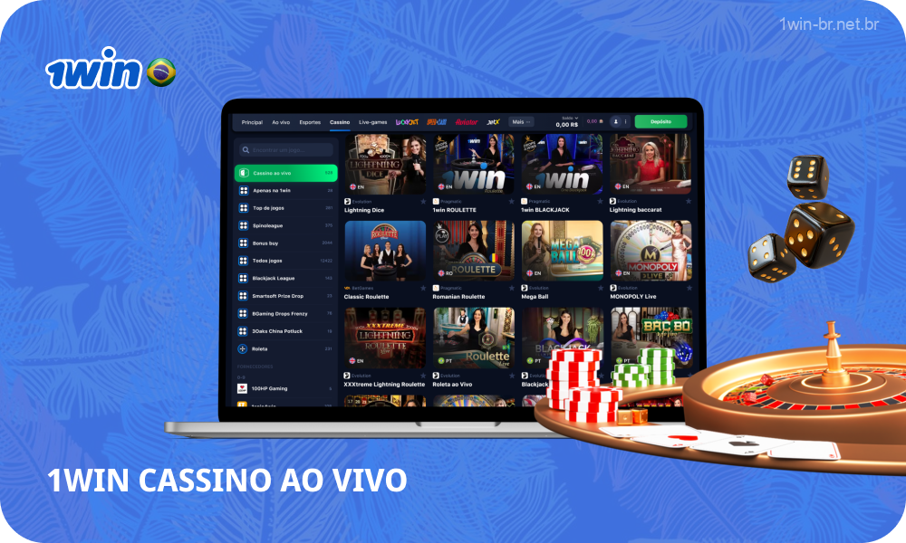 O 1win Casino ao vivo oferece aos jogadores no Brasil mais de 600 opções de jogos ao vivo, incluindo jogos de cartas e shows, com dealers profissionais disponíveis 24 horas por dia, 7 dias por semana