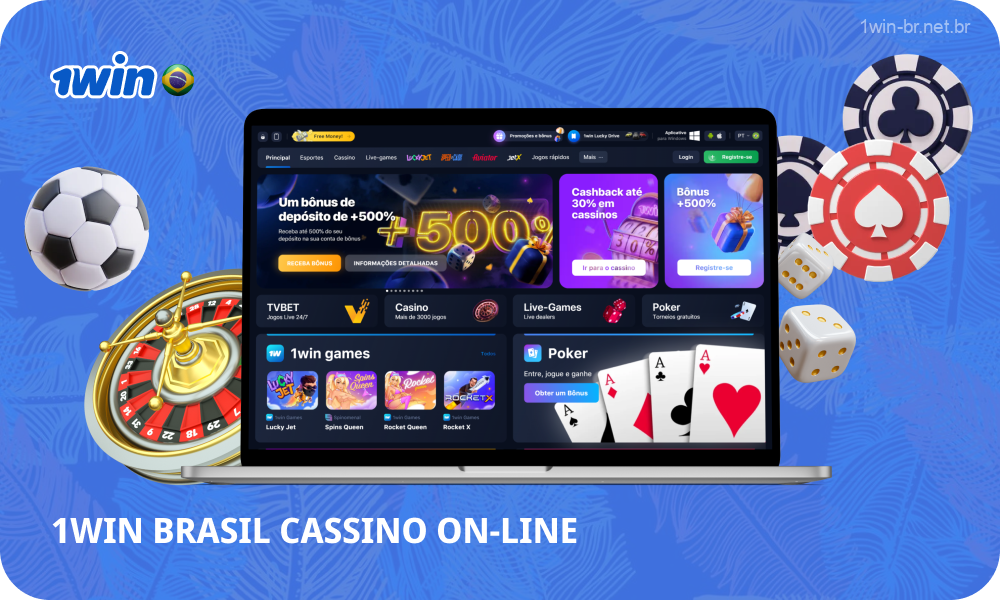 Site de apostas popular no Brasil 1win Cassino oferece mais de 13.000 jogos, apostas em diversos esportes, diversos métodos de pagamento e interface em português