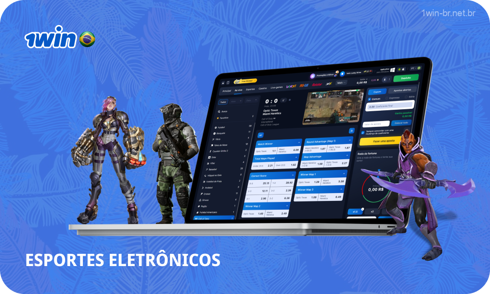 A 1win Brasil tem muitas opções de apostas em eSports, incluindo jogos populares como Dota 2, League of Legends, CS2 e Overwatch