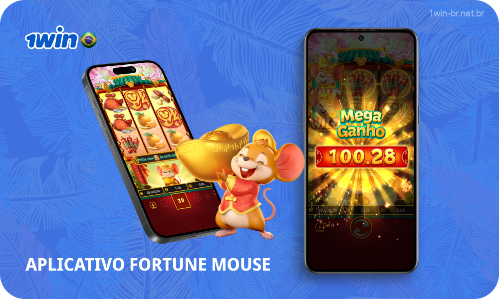 Os jogadores do Brasil podem baixar de forma fácil e rápida o conveniente aplicativo móvel Fortune Mouse 1win no site oficial do cassino