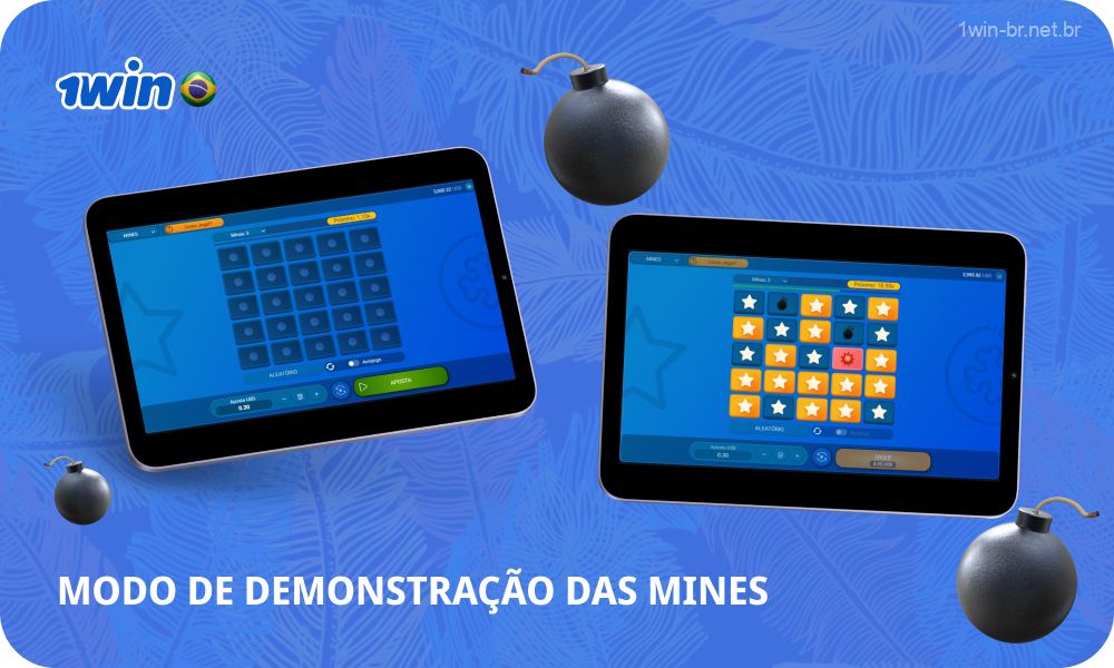 No modo de demonstração do 1win Mines, jogadores do Brasil podem experimentar o jogo e aprender suas regras sem correr o risco de perder dinheiro