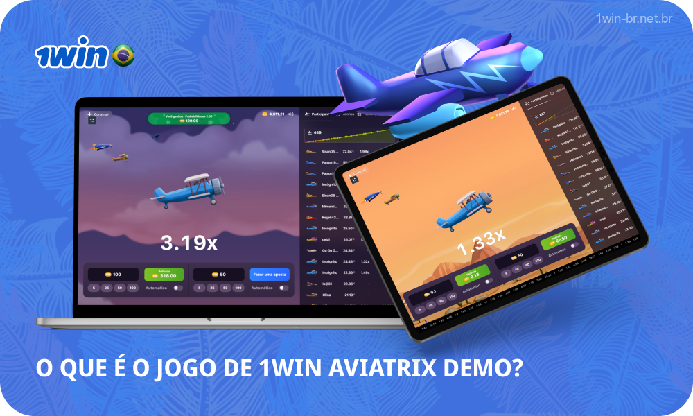 Na demonstração do Aviatrix, os usuários do 1win podem aprender a mecânica do jogo e experimentar diferentes estratégias antes de jogar com dinheiro real