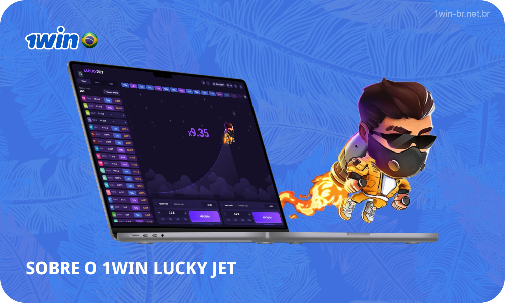 O crash game Lucky Jet, popular entre os usuários brasileiros do 1win, tem uma interface de jogo simples e intuitiva e regras fáceis