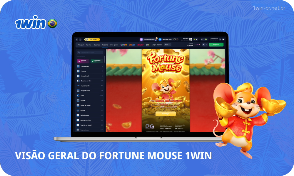 O emocionante caça-níqueis Fortune Mouse 1win é especialmente popular entre os jogadores do Brasil